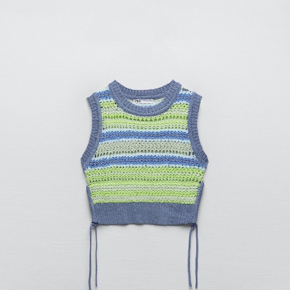 Zara Crochet Crop Top size Small - Picture 1 of 4